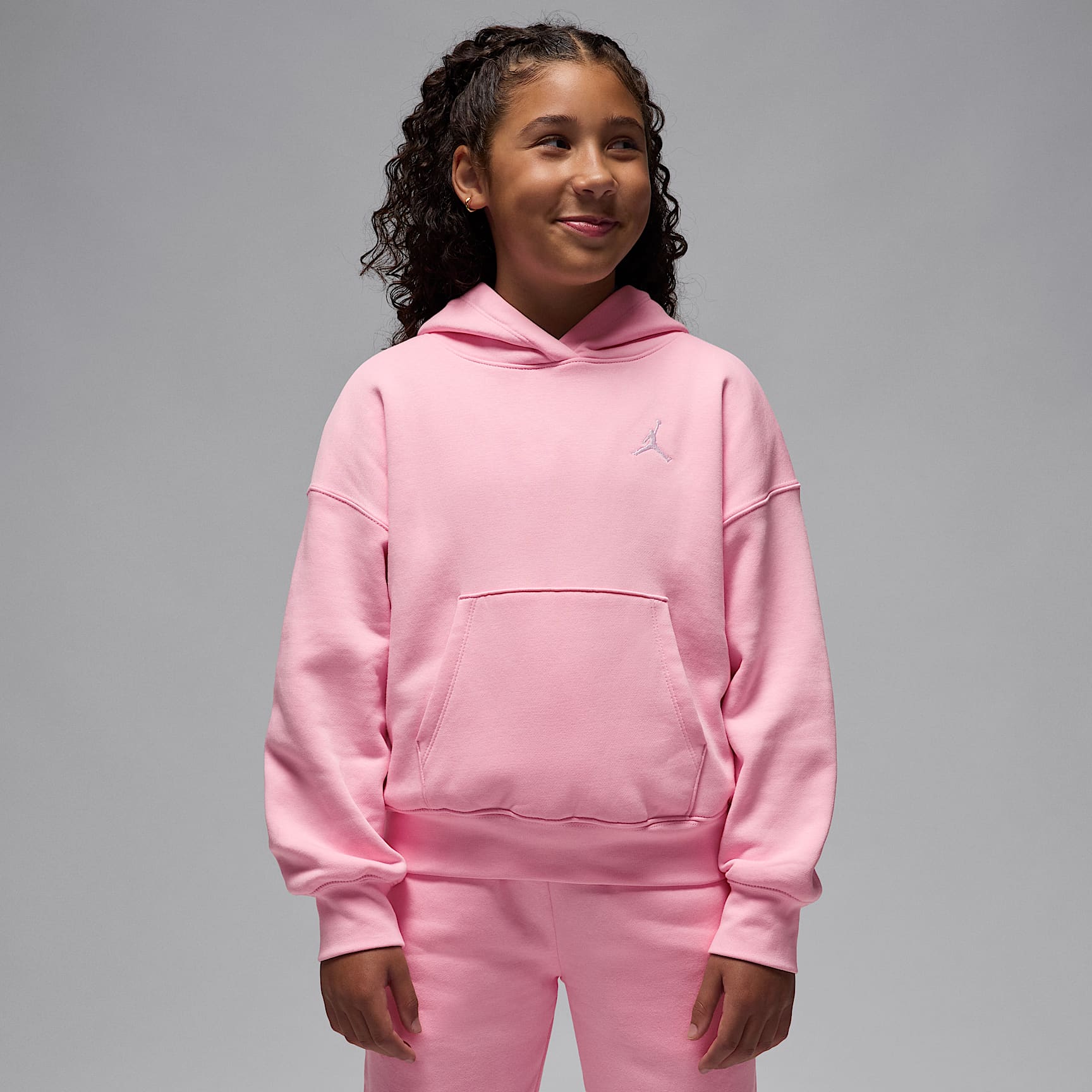 Jordan Brooklyn Fleece Big Kids' Pullover Hoodie. Nike.com